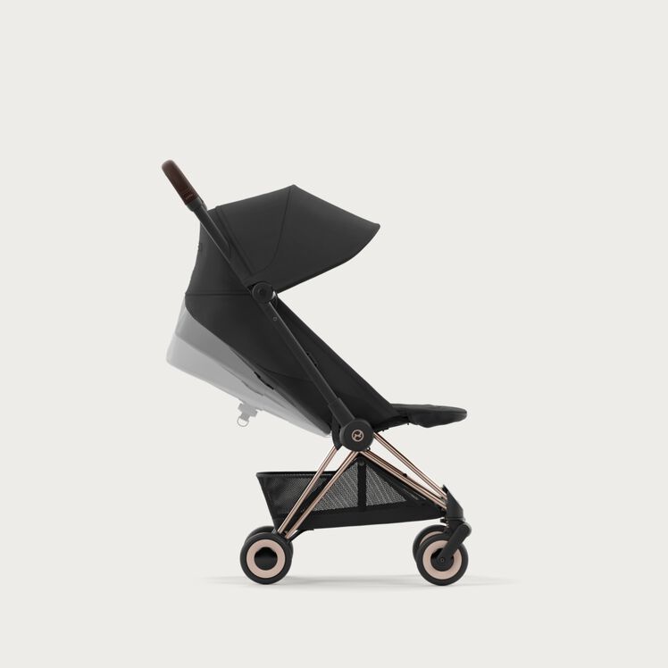 Cybex Coya Travel Stroller - Showcasing the near flat lie positions - Partners in Prime - Official distributor of Cybex in Australia