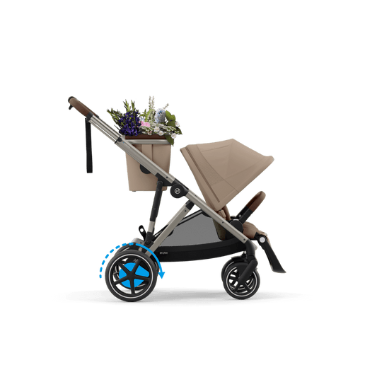 CYBEX - e - Gazelle Pram with Carry Cot - Partners in Prime
